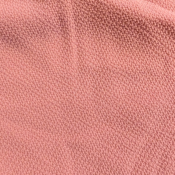 Le Chateau Pink Mandarin Collar Long Sleeve Blouse - Picture 3 of 4